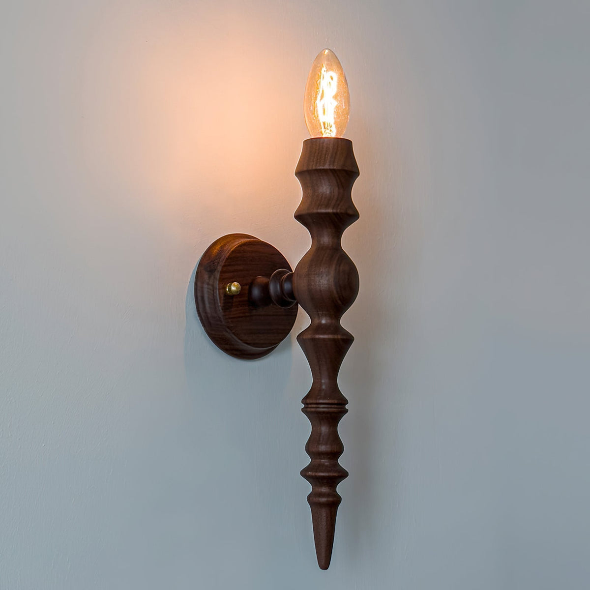 Wall Lamp Modern Vintage Wood Body Multiple Wood Finishes-Neutral Decor