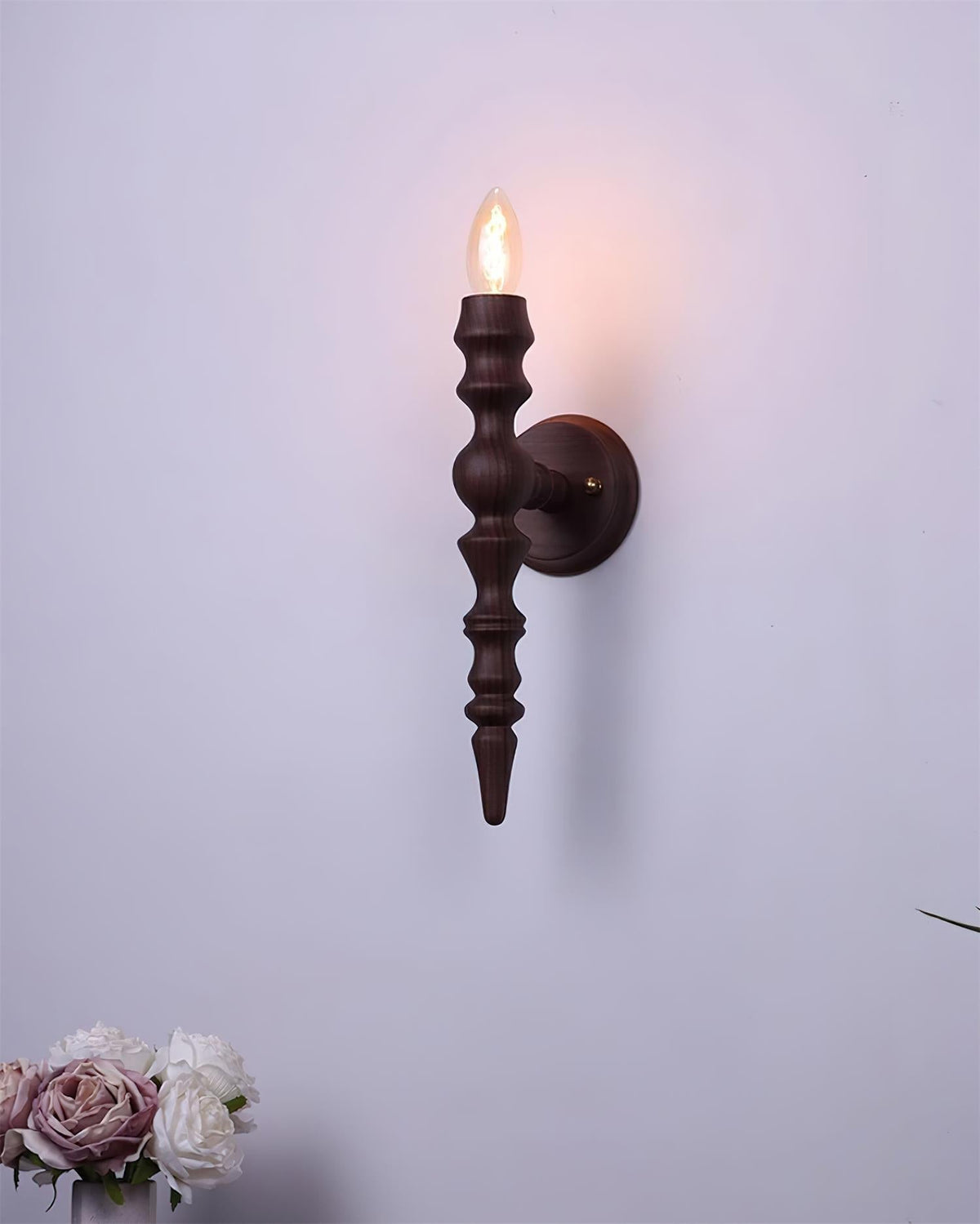 Wall Lamp Modern Vintage Wood Body Multiple Wood Finishes-Neutral Decor