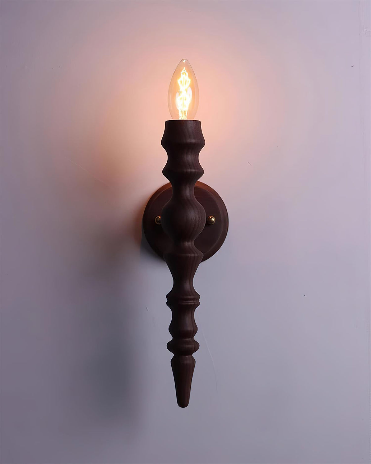 Wall Lamp Modern Vintage Wood Body Multiple Wood Finishes-Neutral Decor
