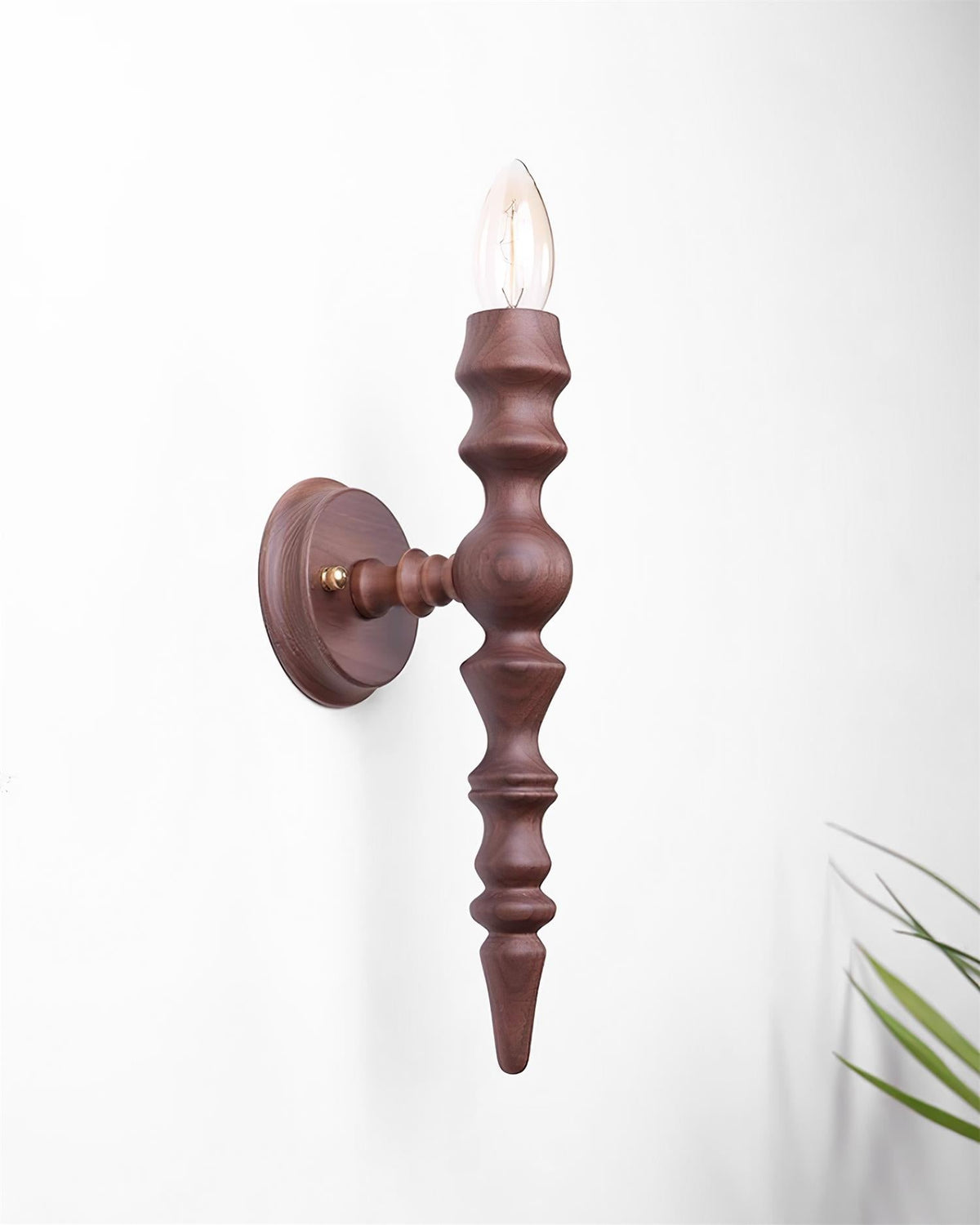 Wall Lamp Modern Vintage Wood Body Multiple Wood Finishes-Neutral Decor