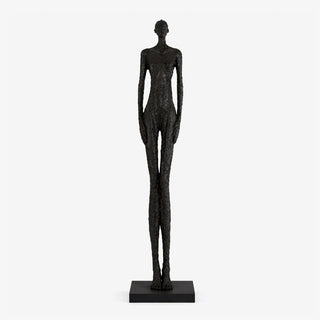 Elongated Form Sculpture-Neutral Decor