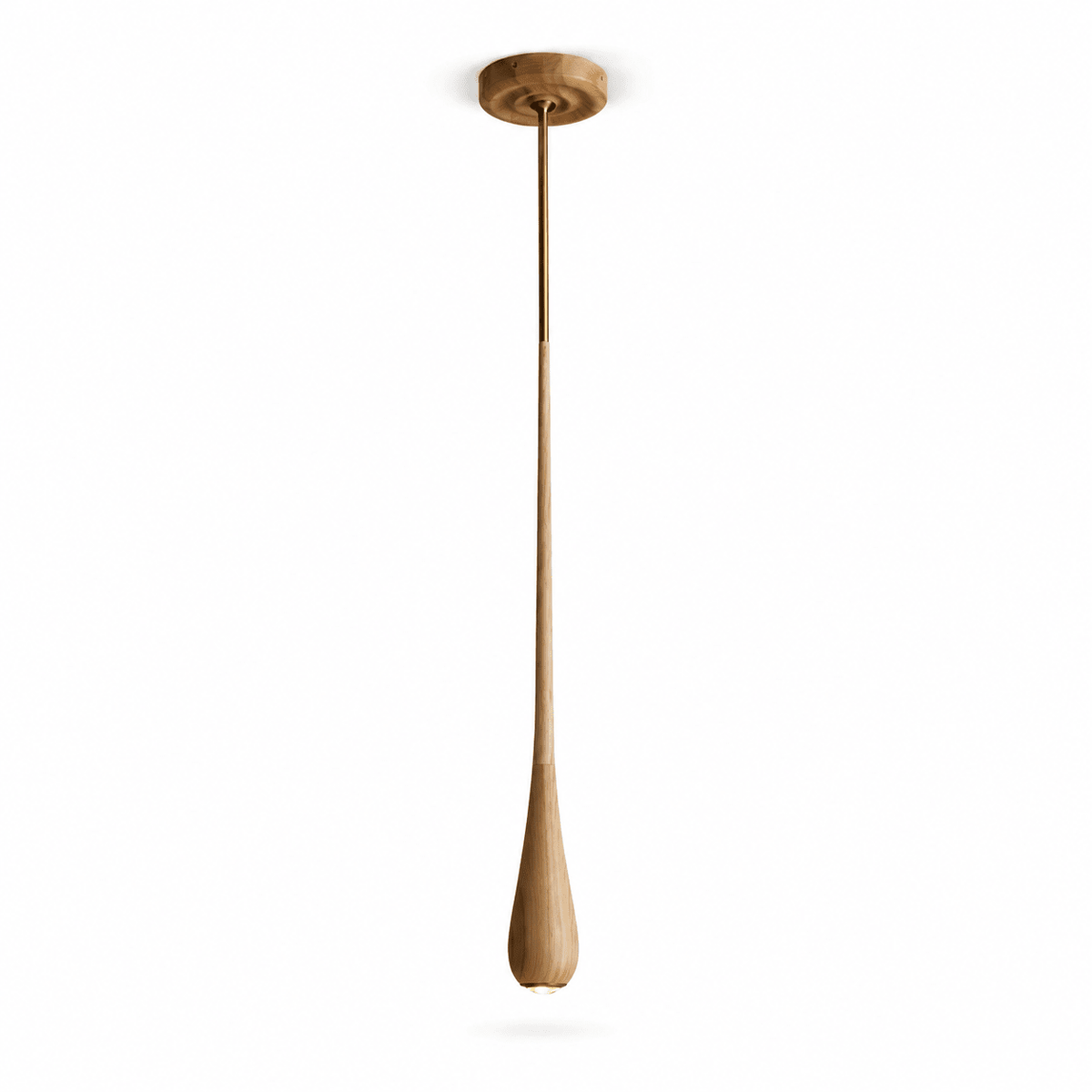 Elongated Teardrop Pendant Light-Neutral Decor