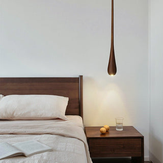 Elongated Teardrop Pendant Light-Neutral Decor