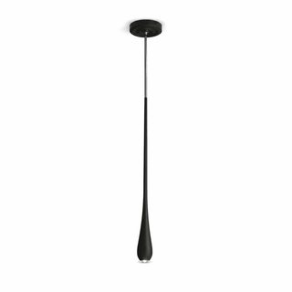 Elongated Teardrop Pendant Light-Neutral Decor