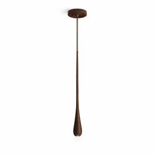 Elongated Teardrop Pendant Light-Neutral Decor
