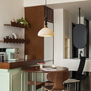 Avshaara Suspension en Tissu Vintage et Bois