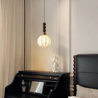 Avshaara Suspension en Tissu Vintage et Bois