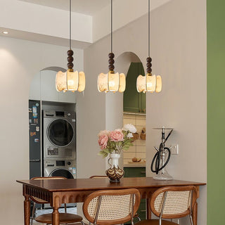 Avshaara Suspension en Tissu Vintage et Bois
