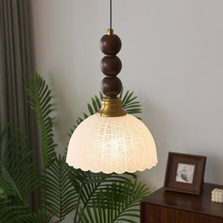 Avshaara Suspension en Tissu Vintage et Bois