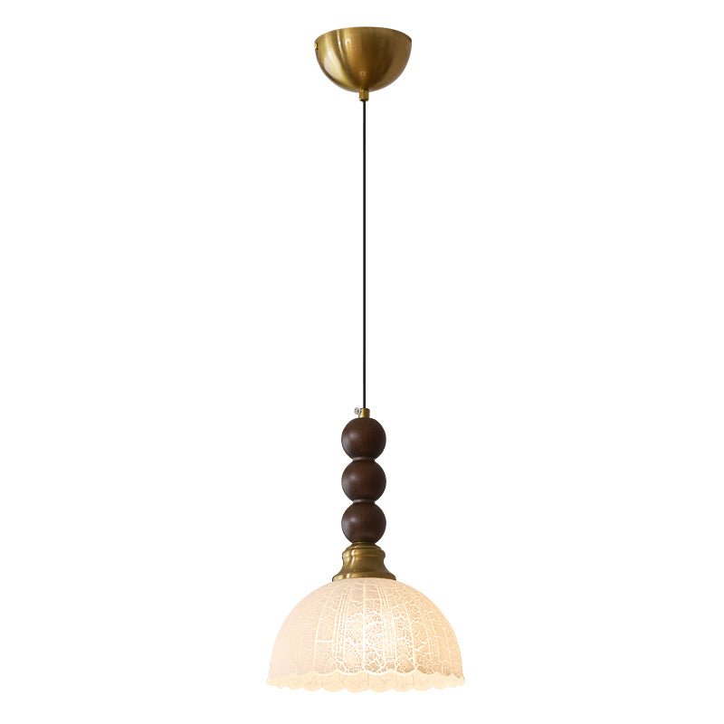 Kelloris Suspension en Tissu Vintage et Bois