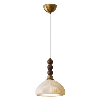 Avshaara Suspension en Tissu Vintage et Bois