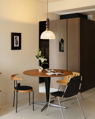 Avshaara Suspension en Tissu Vintage et Bois