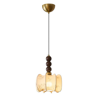 Avshaara Suspension en Tissu Vintage et Bois
