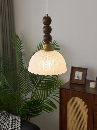 Avshaara Suspension en Tissu Vintage et Bois