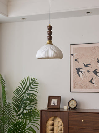 Avshaara Suspension en Tissu Vintage et Bois
