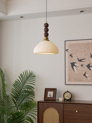 Avshaara Suspension en Tissu Vintage et Bois