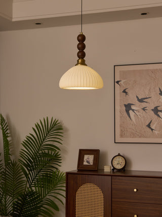 Avshaara Suspension en Tissu Vintage et Bois