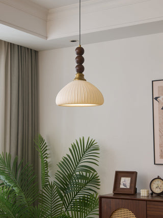 Avshaara Suspension en Tissu Vintage et Bois