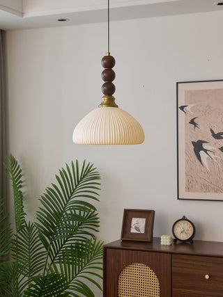 Avshaara Suspension en Tissu Vintage et Bois