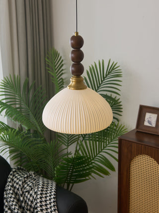 Avshaara Suspension en Tissu Vintage et Bois