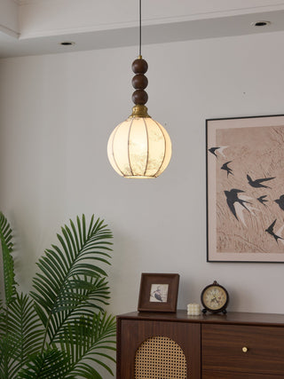 Avshaara Suspension en Tissu Vintage et Bois