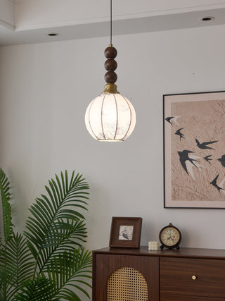 Avshaara Suspension en Tissu Vintage et Bois