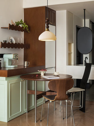 Avshaara Suspension en Tissu Vintage et Bois