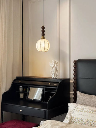 Avshaara Suspension en Tissu Vintage et Bois