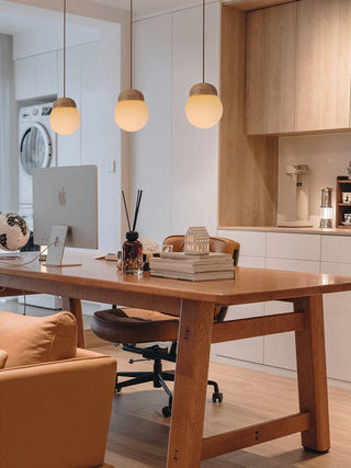Elowen Fluted Opal Pendant Lamp-Neutral Decor