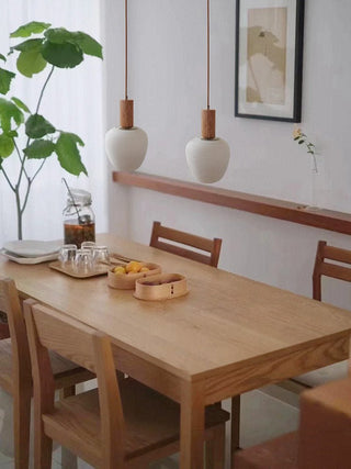 Elowen Fluted Opal Pendant Lamp-Neutral Decor