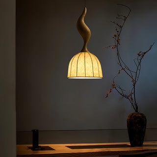 Colire Créativité Tordu Bois Suspension Lumière