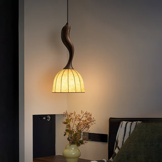 Colire Créativité Tordu Bois Suspension Lumière