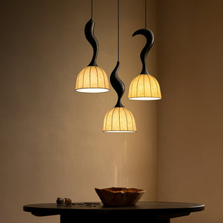 Colire Créativité Tordu Bois Suspension Lumière