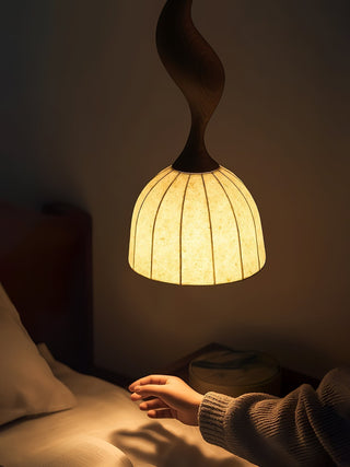 Colire Créativité Tordu Bois Suspension Lumière