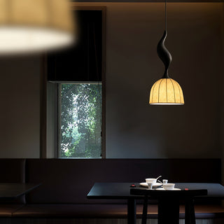 Colire Créativité Tordu Bois Suspension Lumière