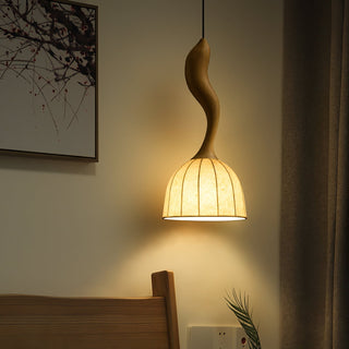 Colire Créativité Tordu Bois Suspension Lumière