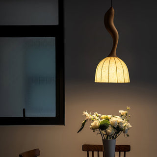 Colire Créativité Tordu Bois Suspension Lumière