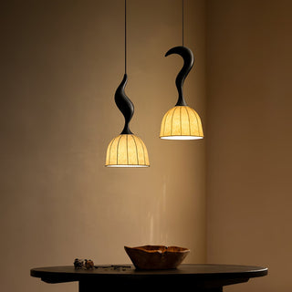 Colire Créativité Tordu Bois Suspension Lumière