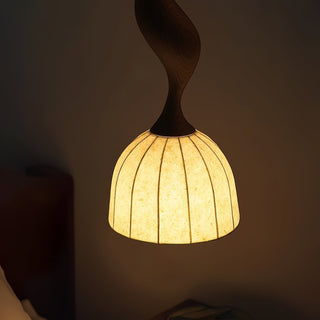 Colire Créativité Tordu Bois Suspension Lumière