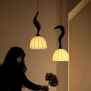 Colire Créativité Tordu Bois Suspension Lumière