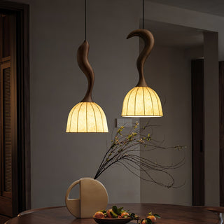 Colire Créativité Tordu Bois Suspension Lumière
