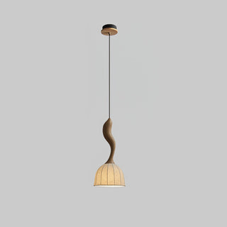 Colire Créativité Tordu Bois Suspension Lumière