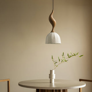 Colire Créativité Tordu Bois Suspension Lumière