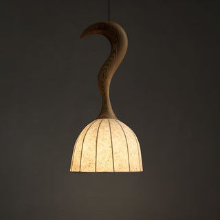 Colire Créativité Tordu Bois Suspension Lumière