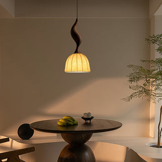 Colire Créativité Tordu Bois Suspension Lumière