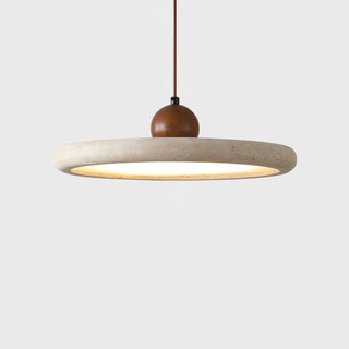 Eurliryra Suspension Disque Sphère en Travertin