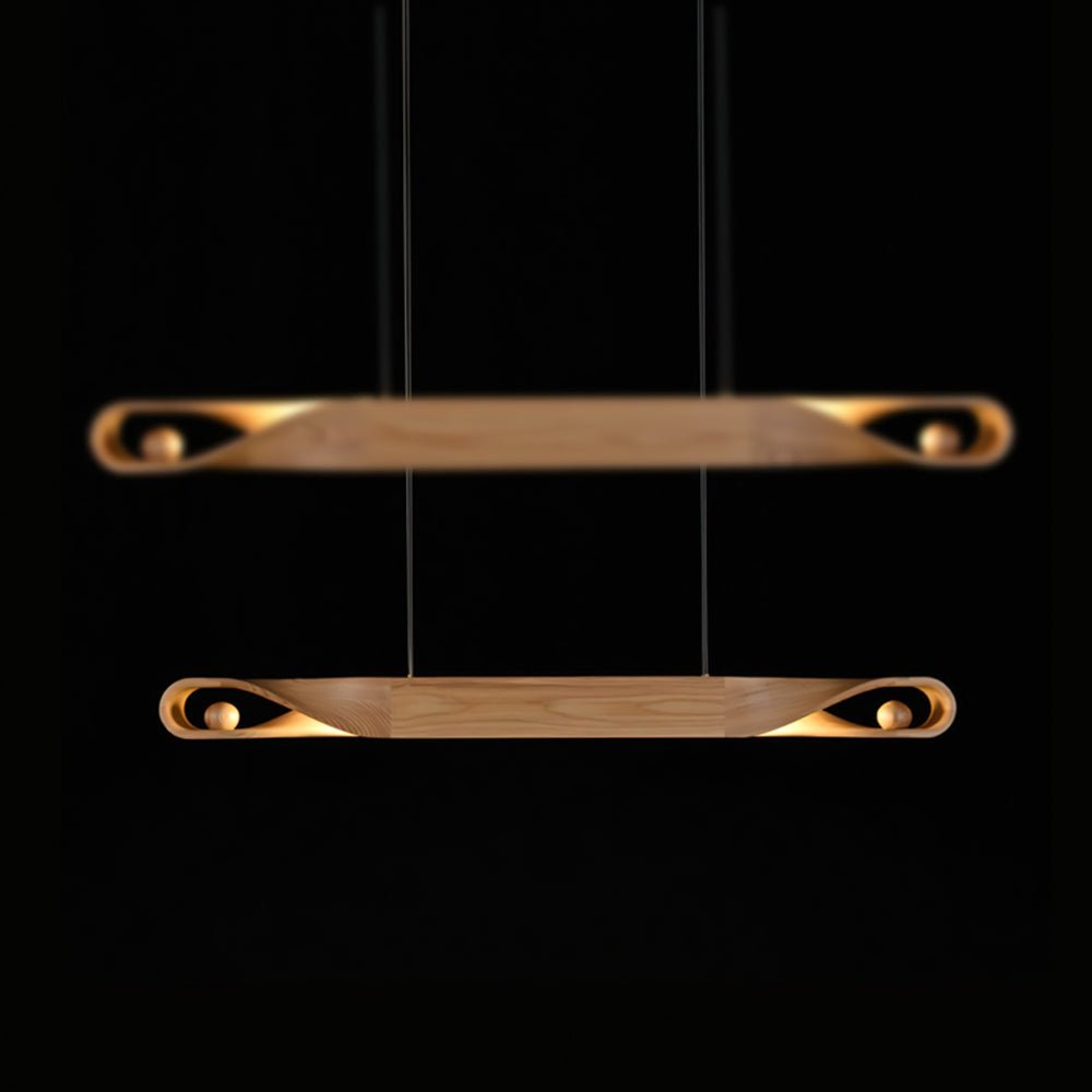 Orlara Suspension en Bois Incurvé Minimaliste