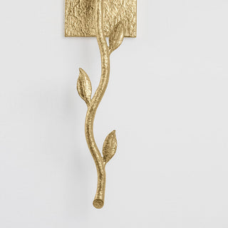 Petal Applique Murale Laiton Tissu Créative