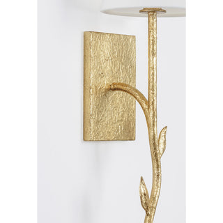 Petal Applique Murale Laiton Tissu Créative