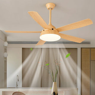 Ventilateur de Plafond Orvino en Bois avec Lumière